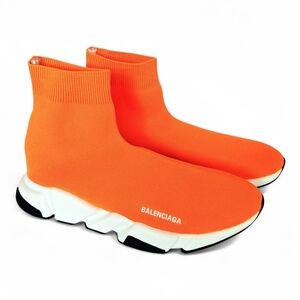 Balenciaga Mens Speed 2.0 LT In Fluo Orange Size 12